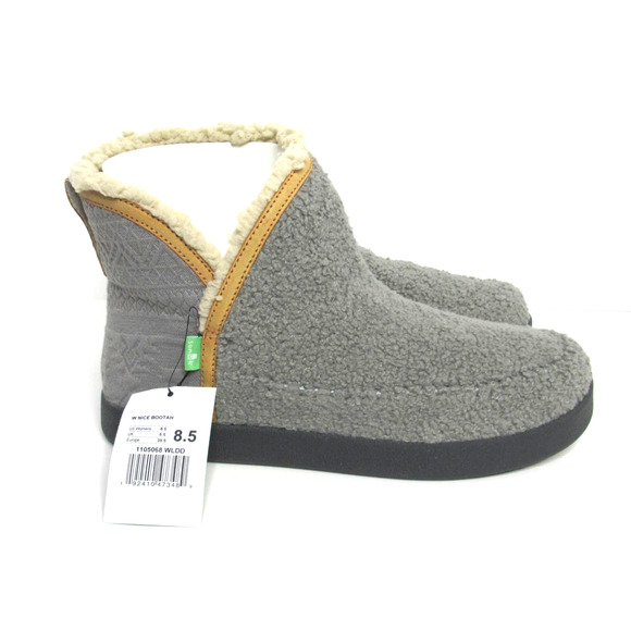 SANUK NICE BOOTAH WOMEN'S ANKLE BOOTS SZ 8.5 - Picture 3 of 8